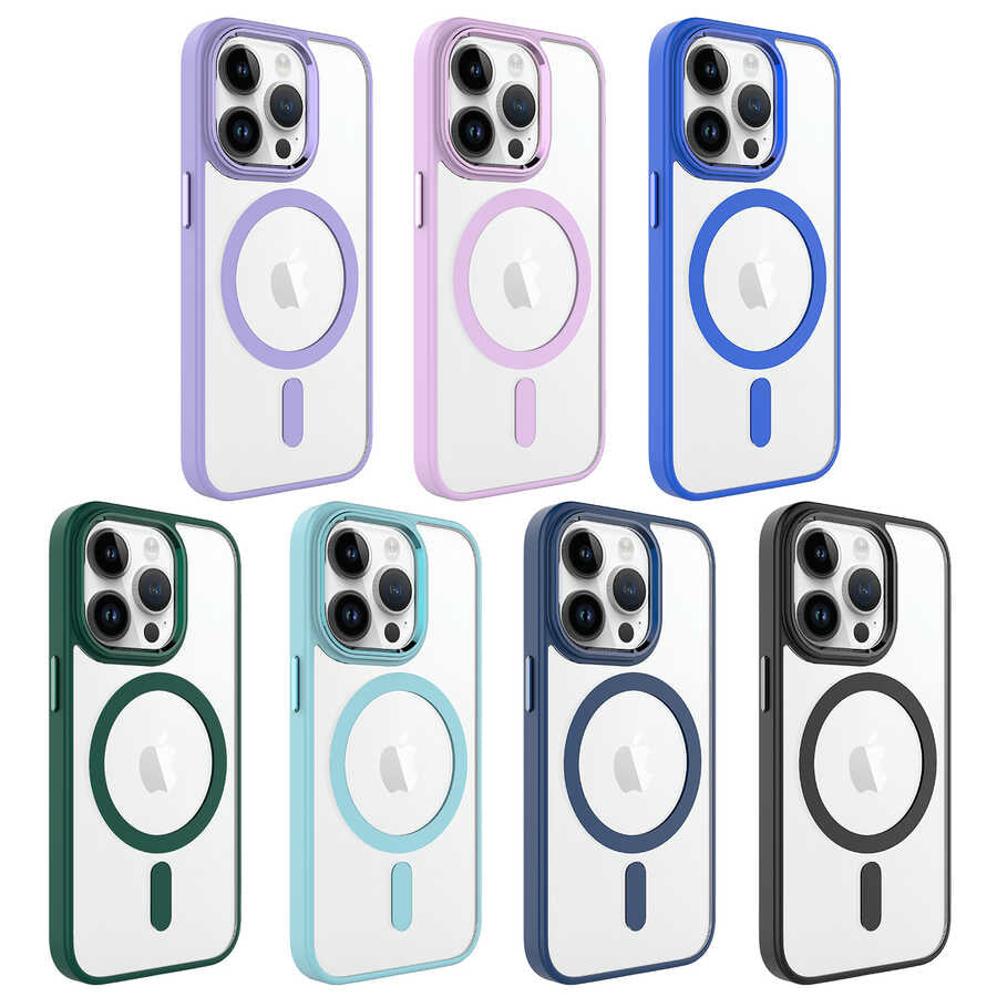 Cepax Chrome Magsafe iPhone 14 Pro Max Kablosuz Şarj Özellikli Silikon Telefon Kılıfı - 17 Cepax Chrome Magsafe iPhone 14 Pro Max Kablosuz Şarj Özellikli Silikon Telefon Kılıfı - 17